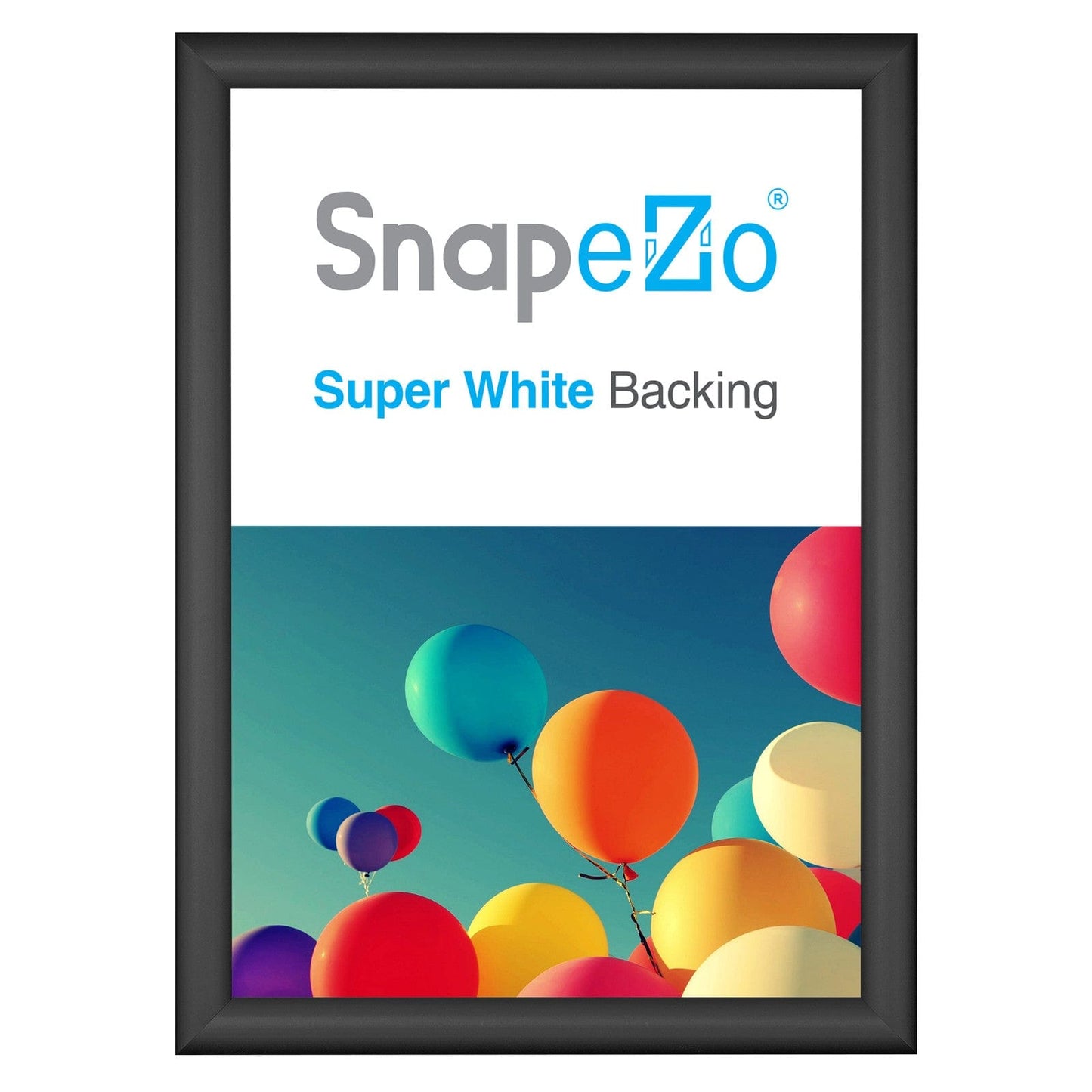A3 (11.7 x 16.5 in) Black SnapeZo® Poster Snap Frame 1" - Snap Frames Direct