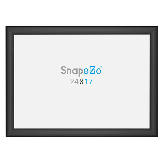 17x24 Black SnapeZo® Snap Frame - 1" Profile - Snap Frames Direct