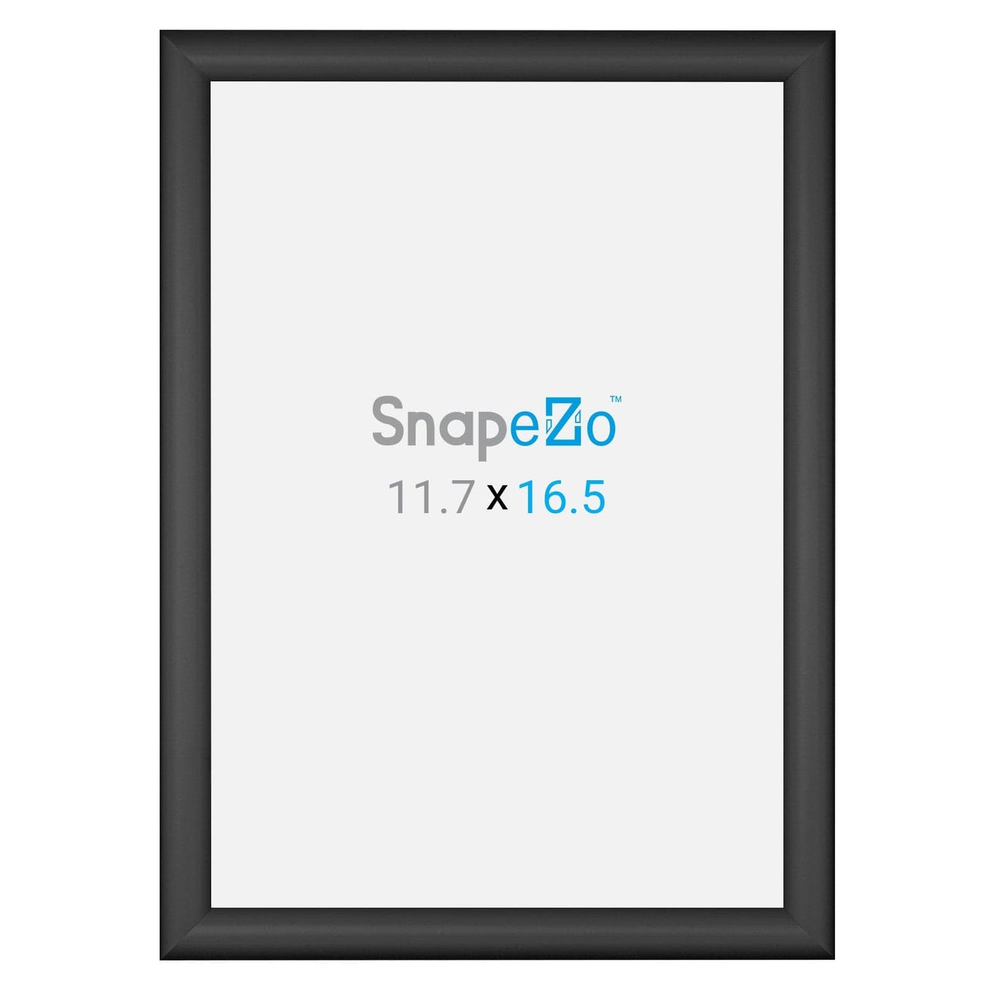 A3 (11.7 x 16.5 inches) Black SnapeZo® Snap Frame - 1" Profile - Snap Frames Direct