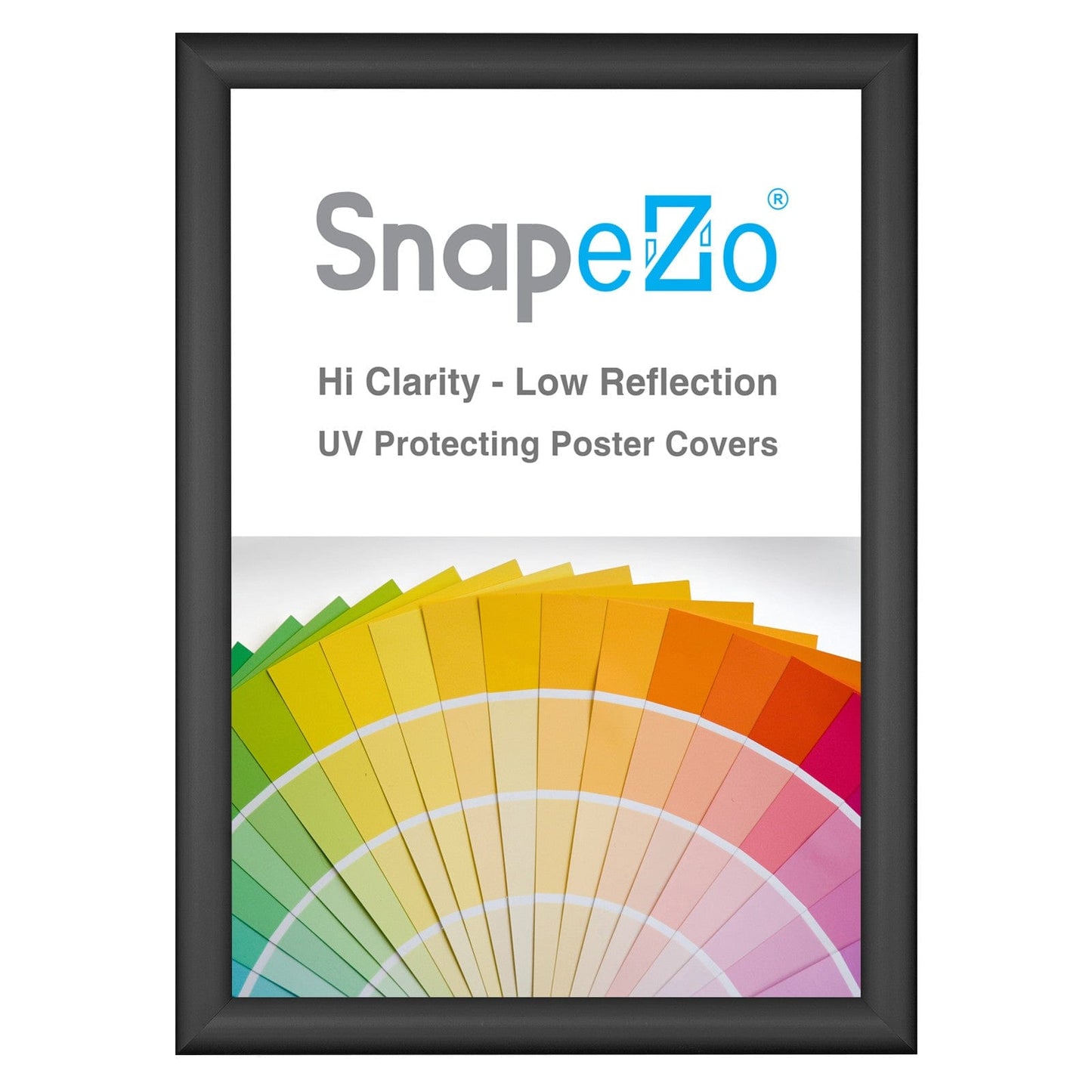 17x24 Black SnapeZo® Snap Frame - 1" Profile - Snap Frames Direct