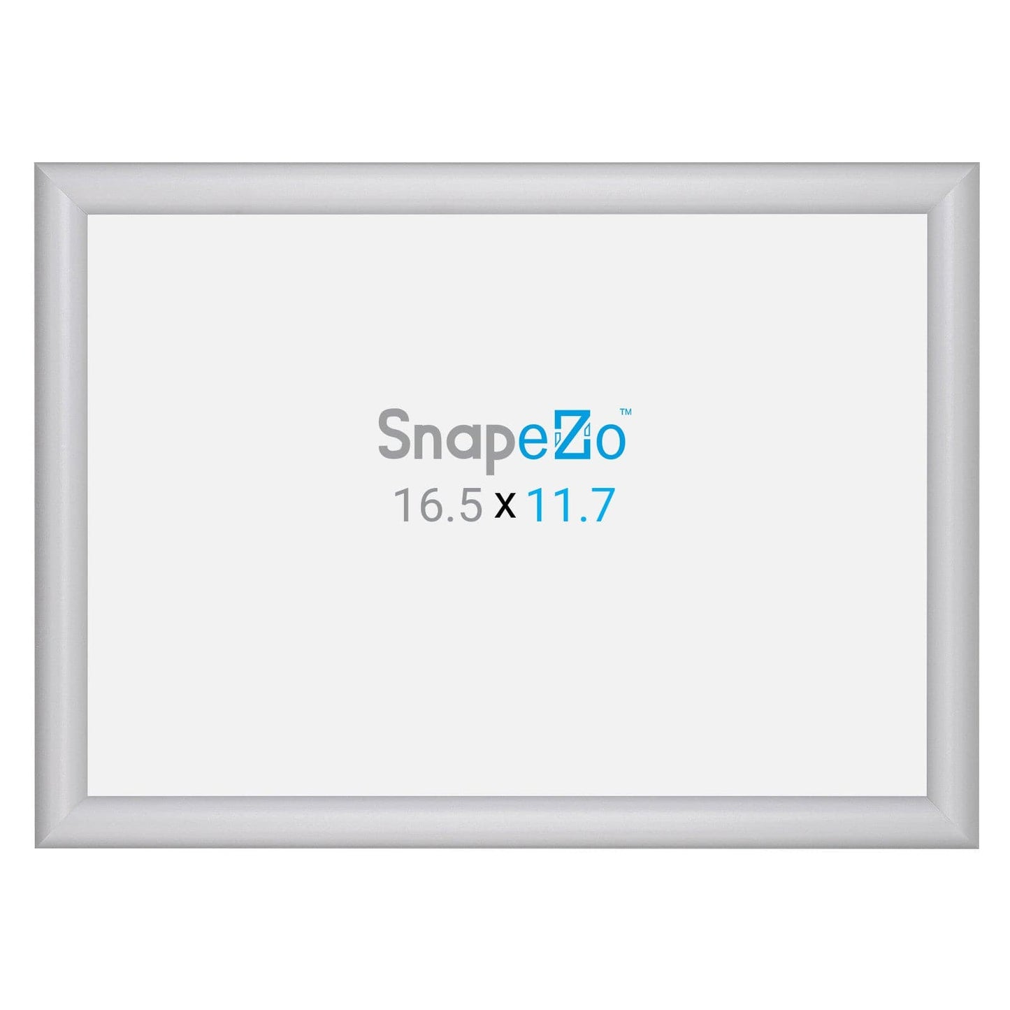 A3 Silver SnapeZo® Poster Snap Frame 1" - Snap Frames Direct