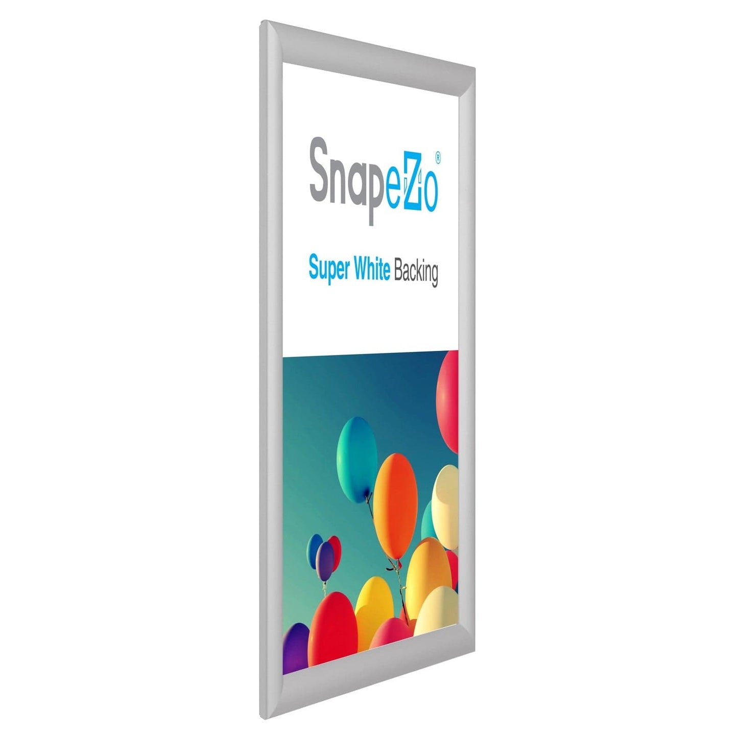 17x24 Silver SnapeZo® Snap Frame - 1" Profile - Snap Frames Direct