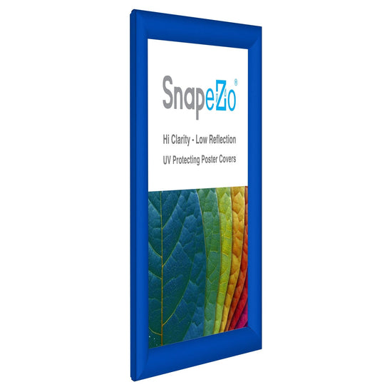 A4 Blue SnapeZo® Snap Frame - 1" Profile - Snap Frames Direct