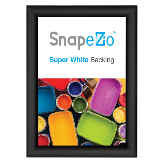 A4 Black SnapeZo® Poster Snap Frame 1" - Snap Frames Direct