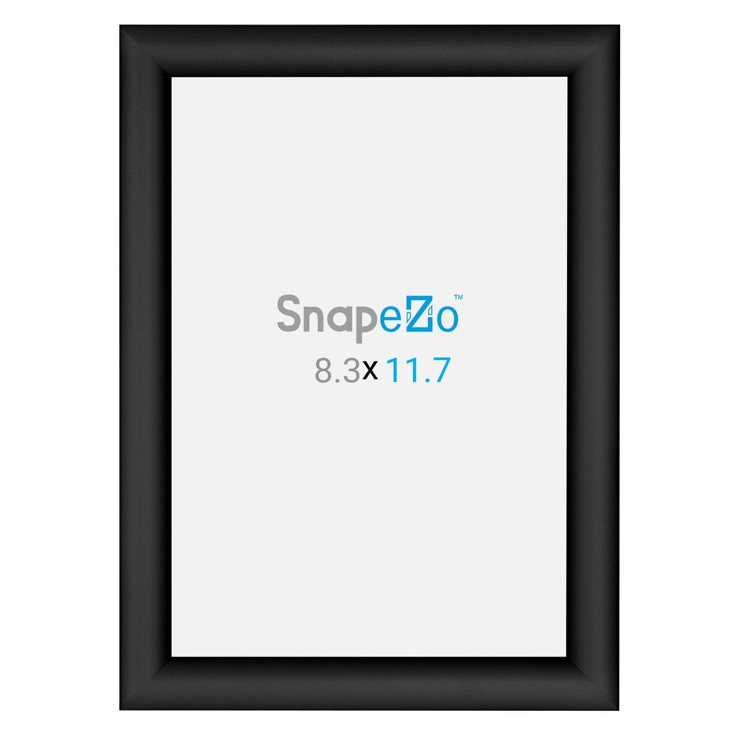 A4 Black SnapeZo® Poster Snap Frame 1" - Snap Frames Direct