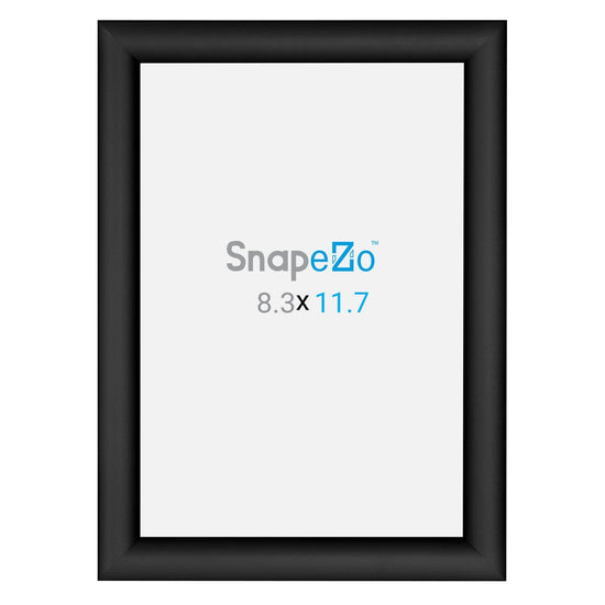 A4 Black SnapeZo® Poster Snap Frame 1" - Snap Frames Direct