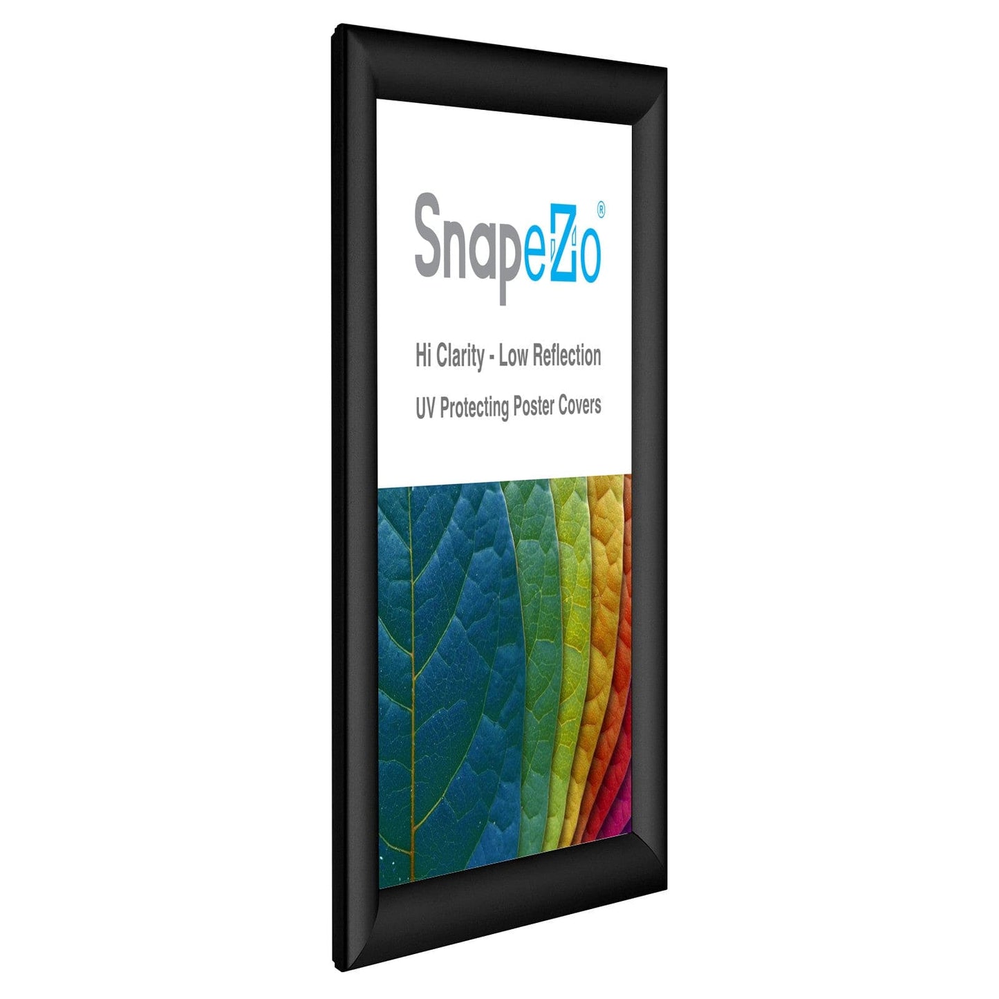 A4 Black SnapeZo® Poster Snap Frame 1" - Snap Frames Direct