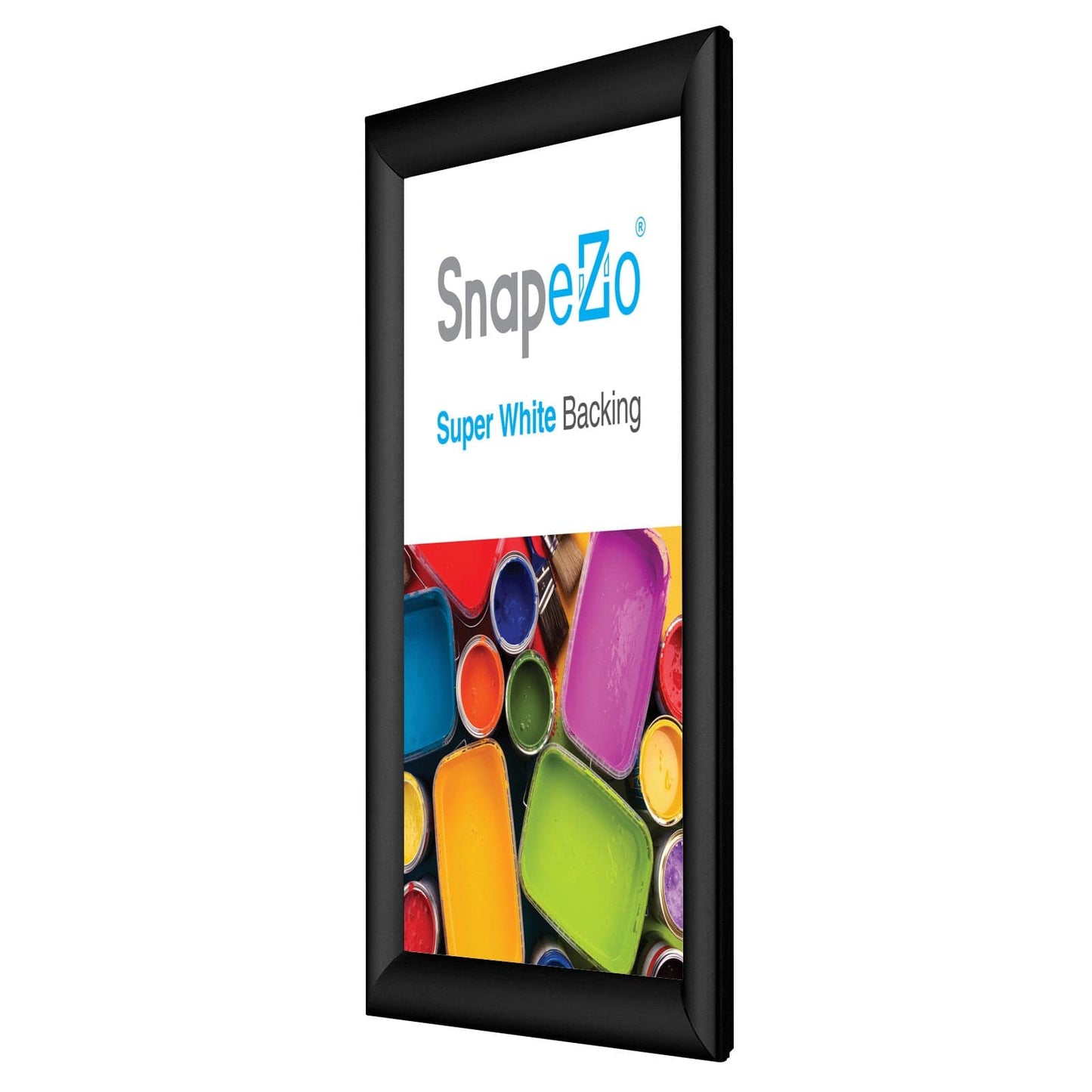 A4 Black SnapeZo® Poster Snap Frame 1" - Snap Frames Direct