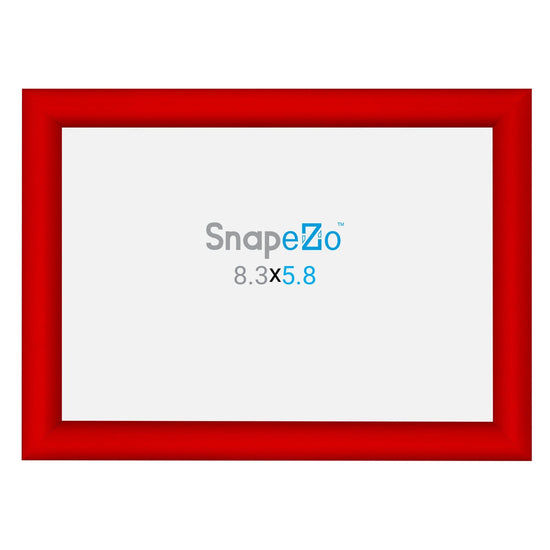 A5 Red SnapeZo® Snap Frame - 1" Profile - Snap Frames Direct