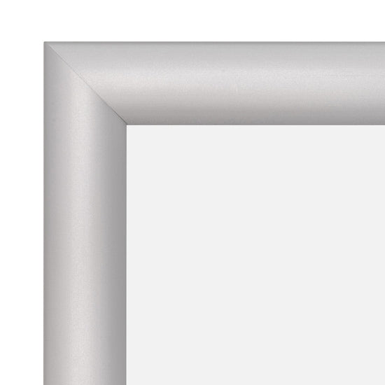 A4 Silver Snap Frame - 1" Profile - Snap Frames Direct