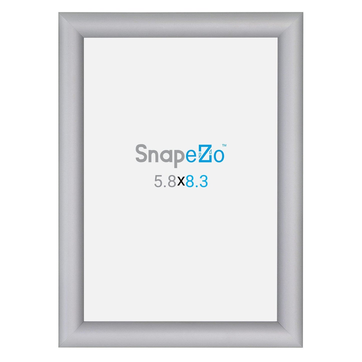 A5 Silver SnapeZo® Poster Snap Frame 1" - Snap Frames Direct