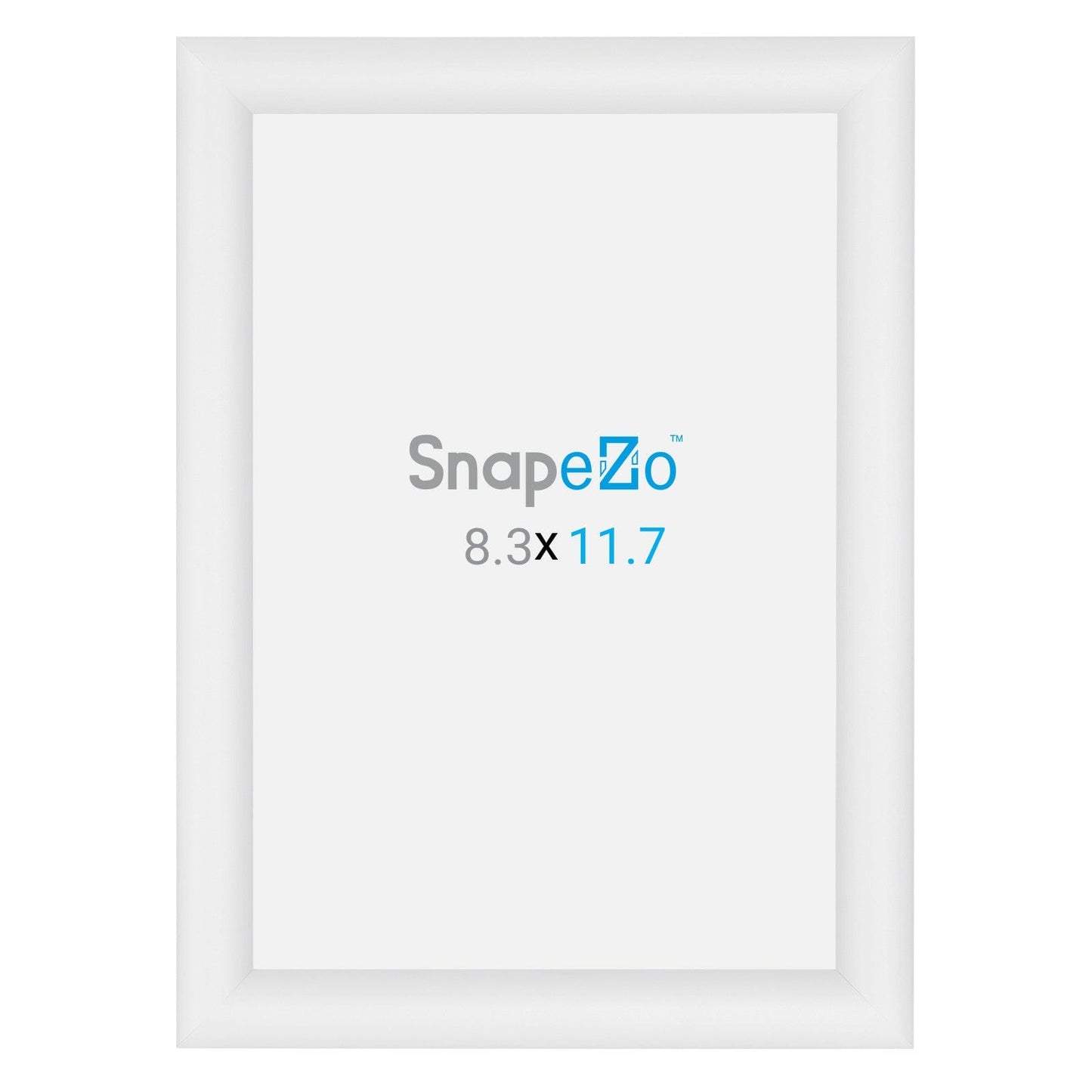 A4 White SnapeZo® Snap Frame - 1" Profile - Snap Frames Direct