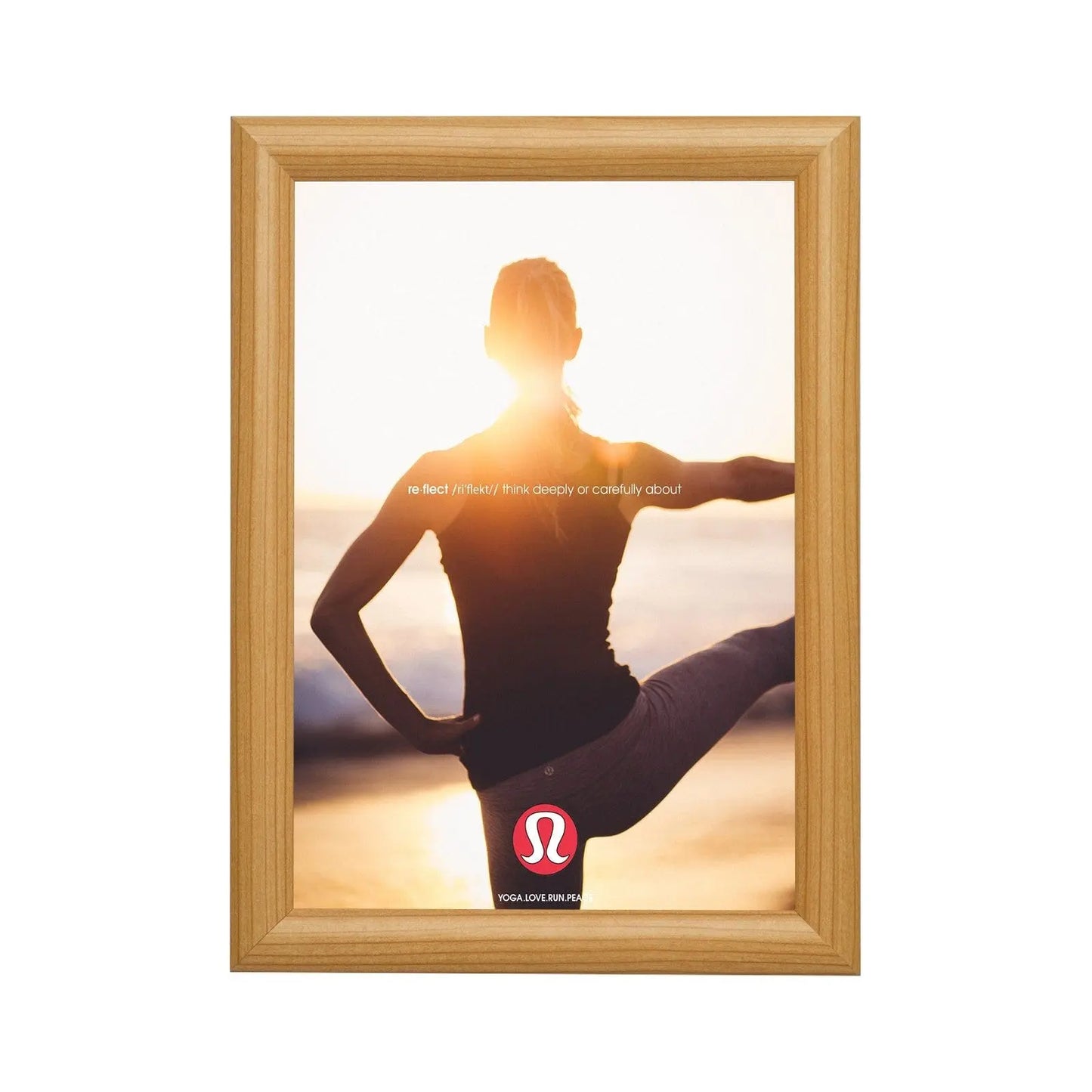 Light Wood snap frame poster size 24X30 - 1 inch profile - Snap Frames Direct