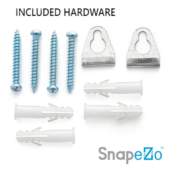 23x35 White SnapeZo® Snap Frame - 1.2" Profile - Snap Frames Direct