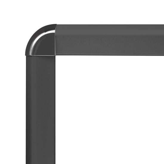 24x30 Black SnapeZo® Sidewalk Sign - 1.25" Profile - Snap Frames Direct