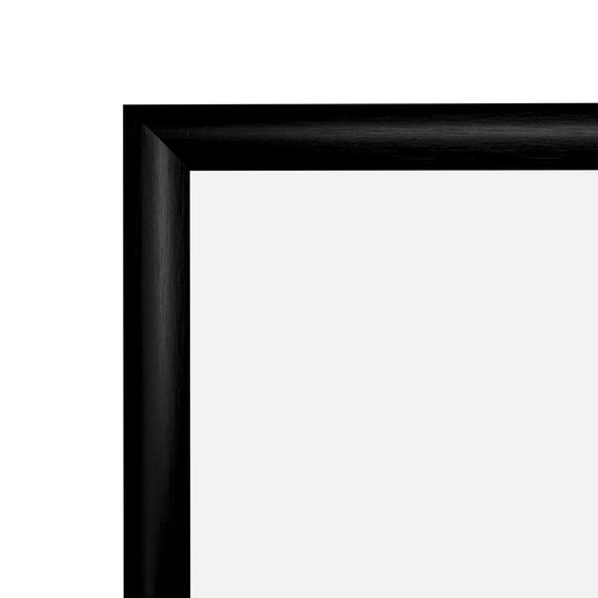 11x17 Brushed Black SnapeZo® Snap Frame - 1" Profile - Snap Frames Direct
