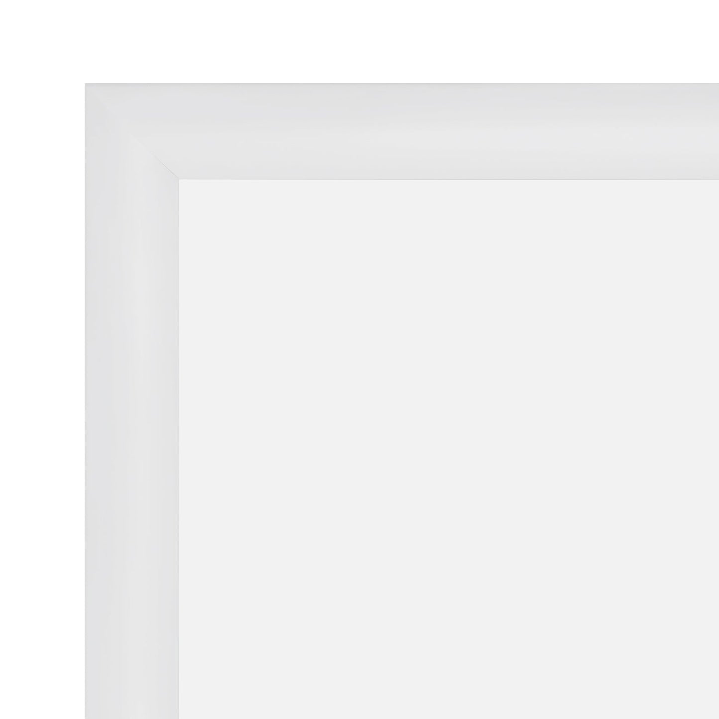 28x28 White SnapeZo® Snap Frame - 1.2" Profile - Snap Frames Direct
