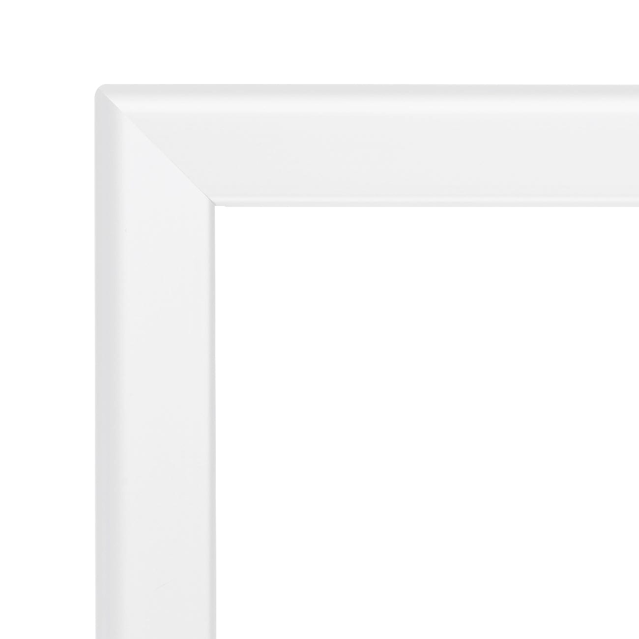 27x40 White SnapeZo® Poster Snap Frame 1.25" - Snap Frames Direct
