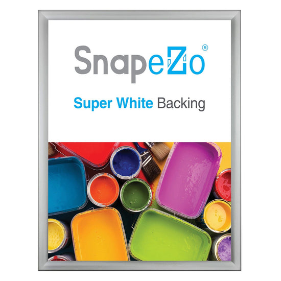 24x30 Silver SnapeZo® Weather Resistant - 1.38" Profile - Snap Frames Direct