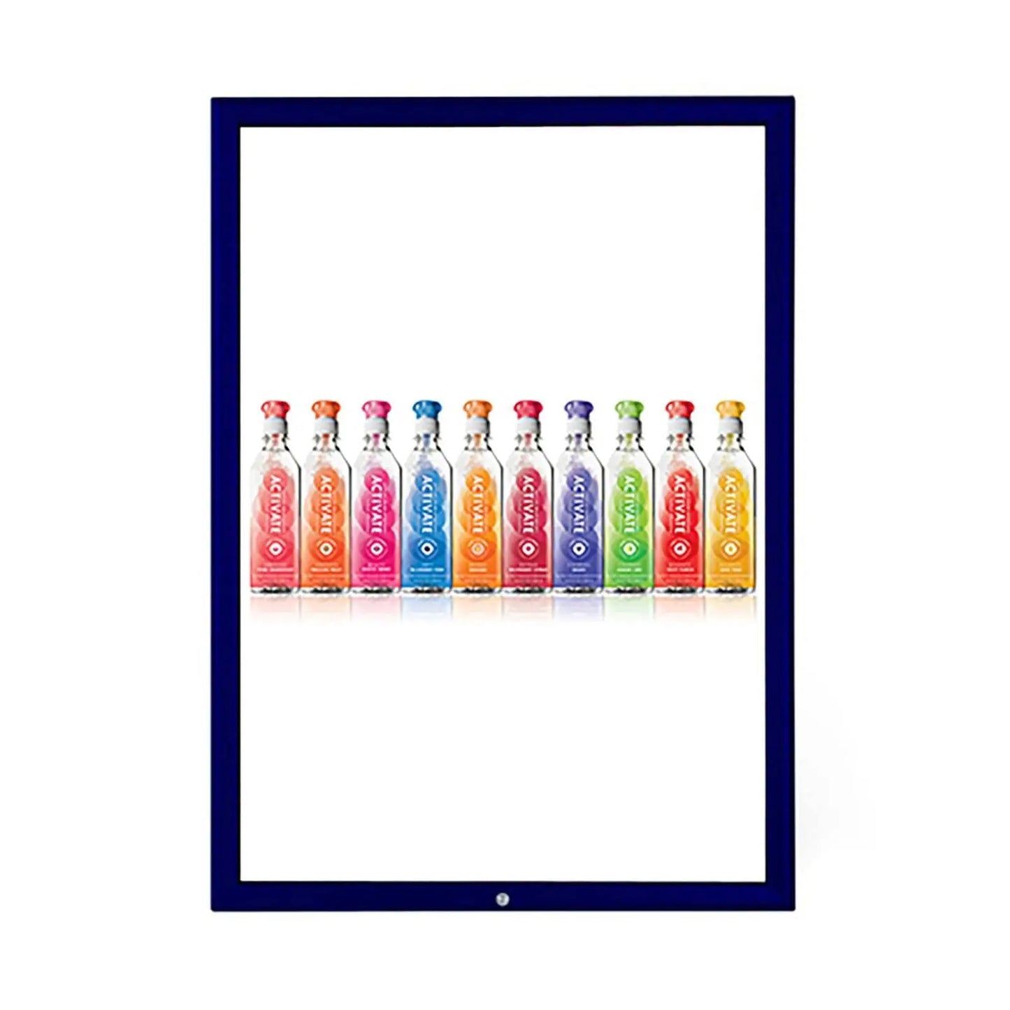 Blue locking snap frame poster size 24X30 - 1.25 inch profile - Snap Frames Direct